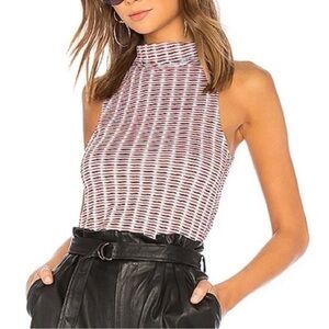 Free People Little Baby Multicolor Turtle Neck Top size Large